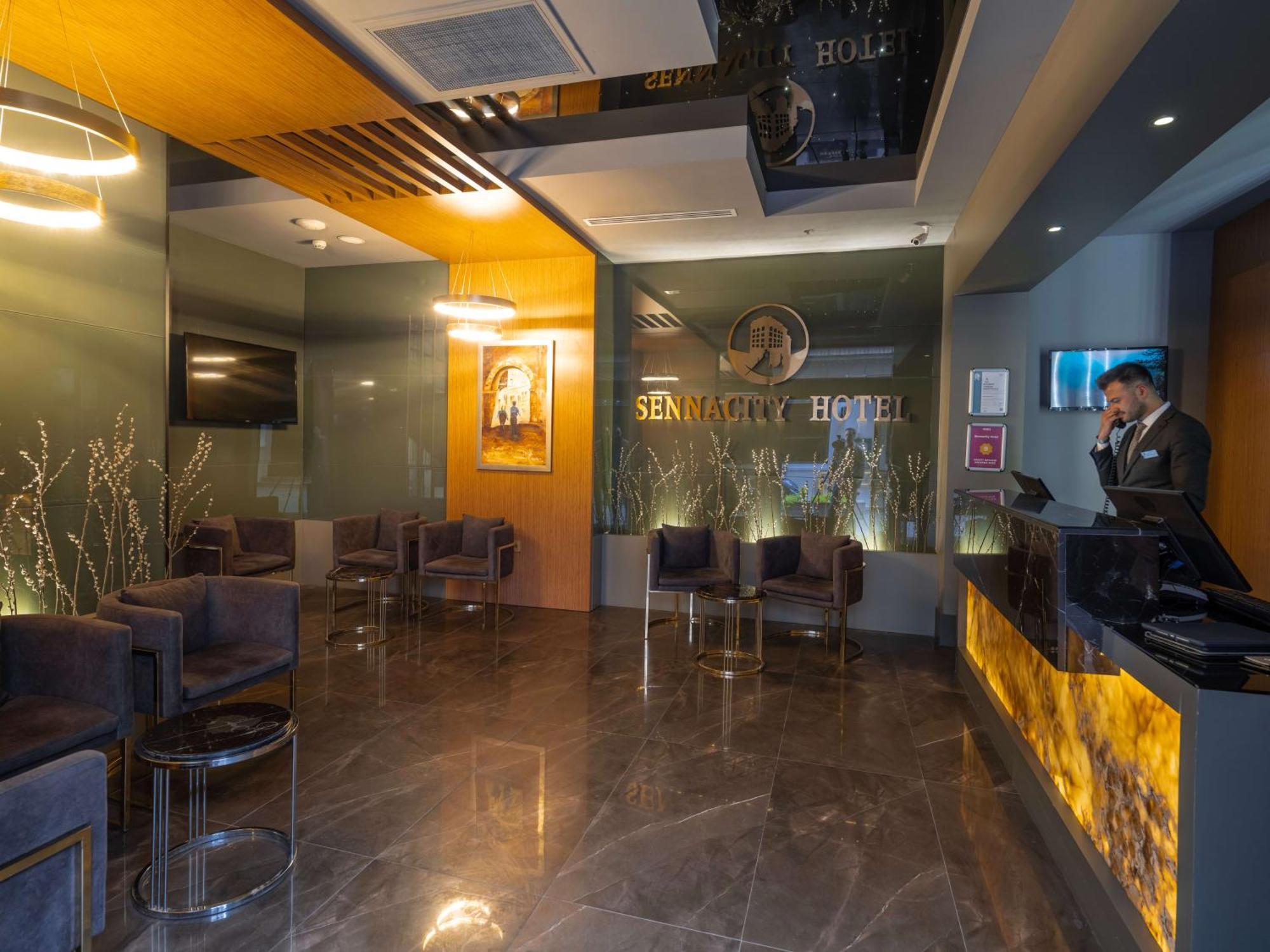 Sennacity Hotel Eskisehir Bagian luar foto